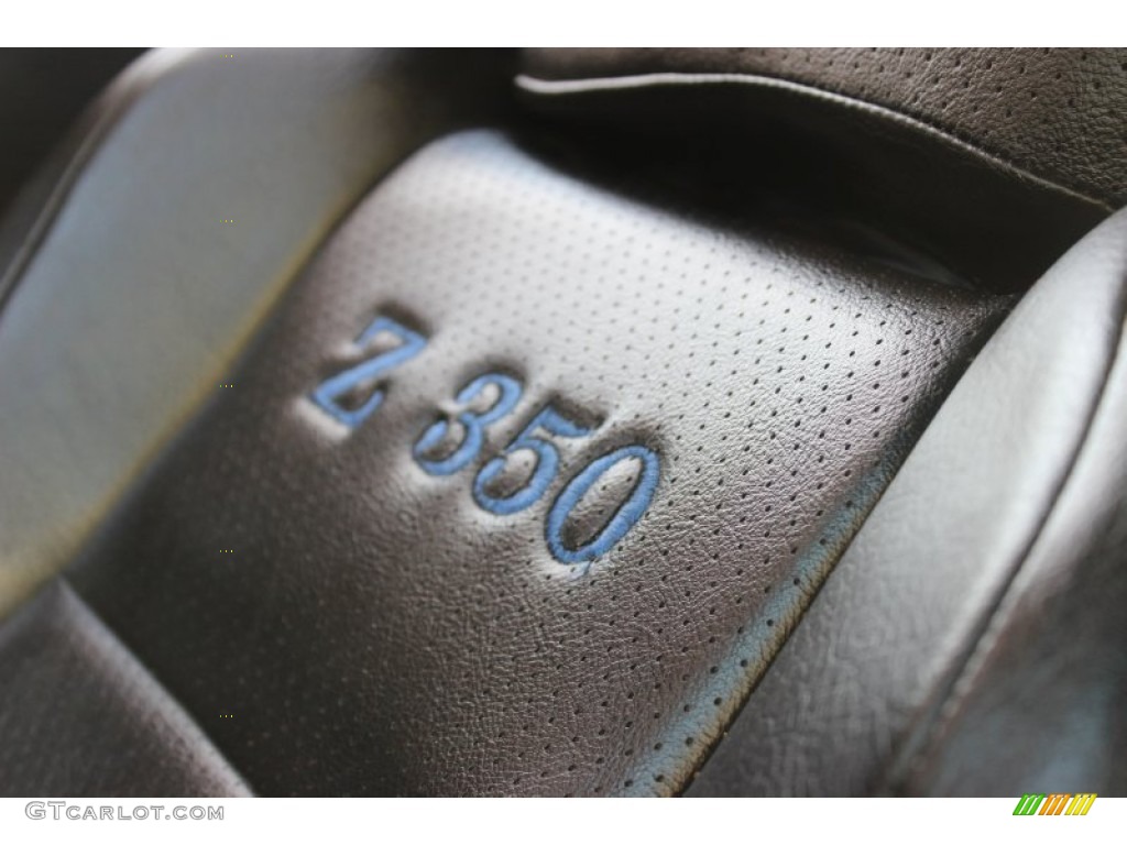 2003 350Z Touring Coupe - Daytona Blue / Charcoal photo #52