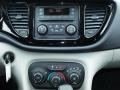 2013 Dodge Dart Black/Light Diesel Gray Interior Controls Photo