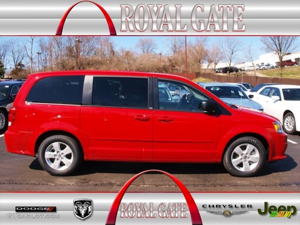 2013 Grand Caravan SE - Redline 2 Coat Pearl / Black/Light Graystone photo #1