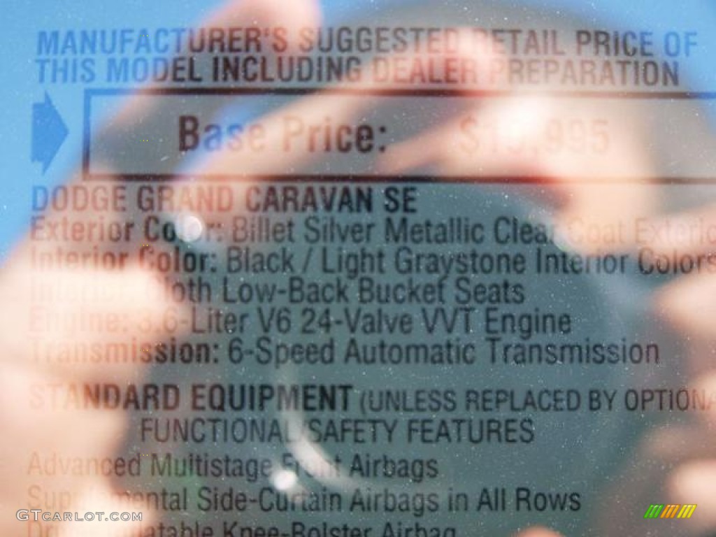 2013 Grand Caravan SE - Billet Silver Metallic / Black/Light Graystone photo #8