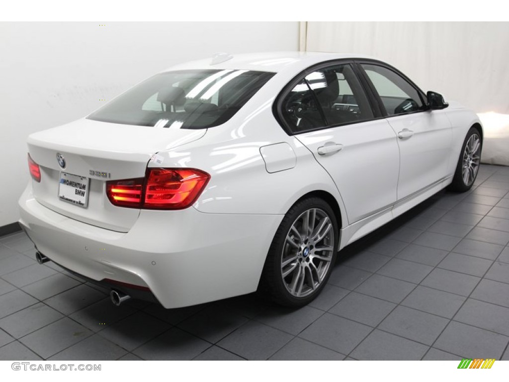 2013 3 Series 335i Sedan - Alpine White / Black photo #8