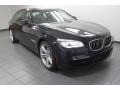 Carbon Black Metallic 2013 BMW 7 Series 750Li Sedan Exterior