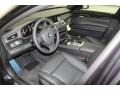 Black 2013 BMW 7 Series 750Li Sedan Interior Color