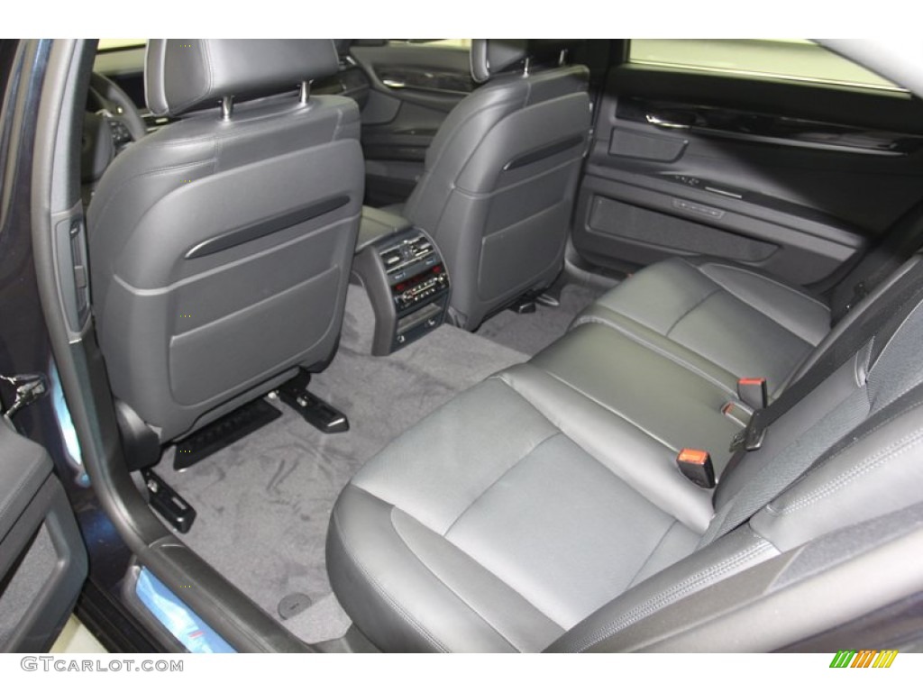 2013 BMW 7 Series 750Li Sedan Rear Seat Photo #79255622