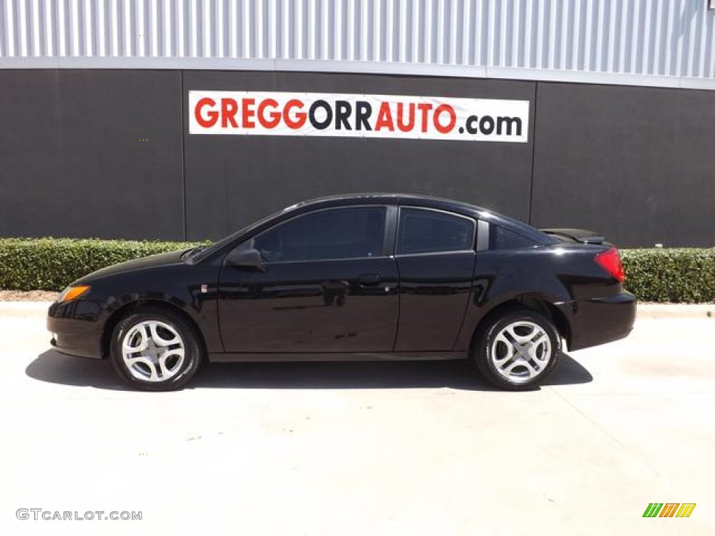 2003 ION 3 Quad Coupe - Black / Gray photo #3