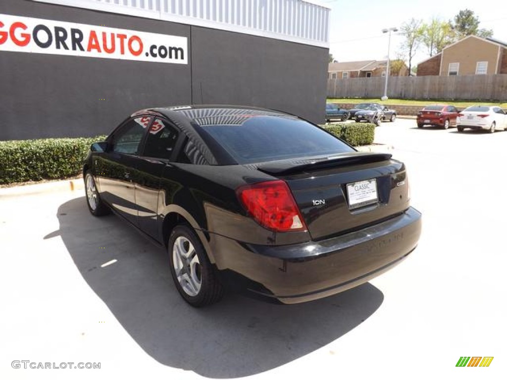 2003 ION 3 Quad Coupe - Black / Gray photo #5