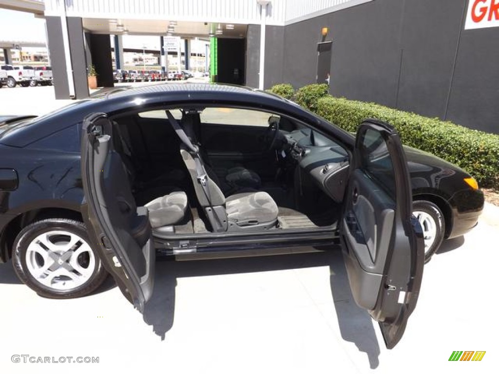 2003 ION 3 Quad Coupe - Black / Gray photo #8