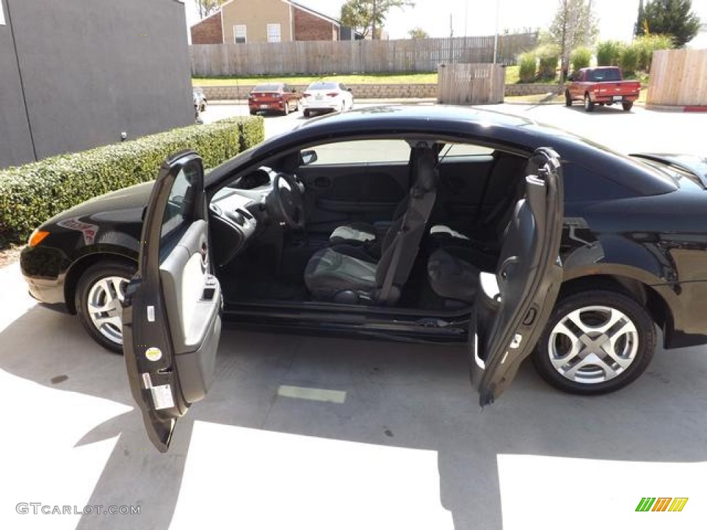 2003 ION 3 Quad Coupe - Black / Gray photo #9