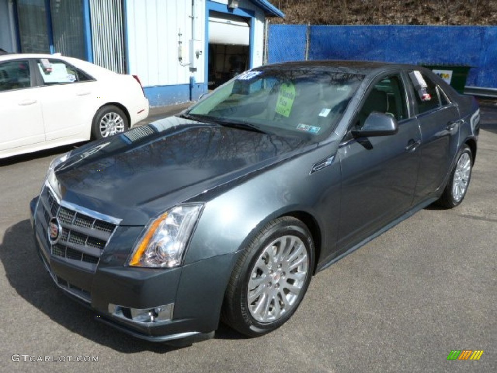 Thunder Gray ChromaFlair 2010 Cadillac CTS 4 3.0 AWD Sedan Exterior Photo #79256965