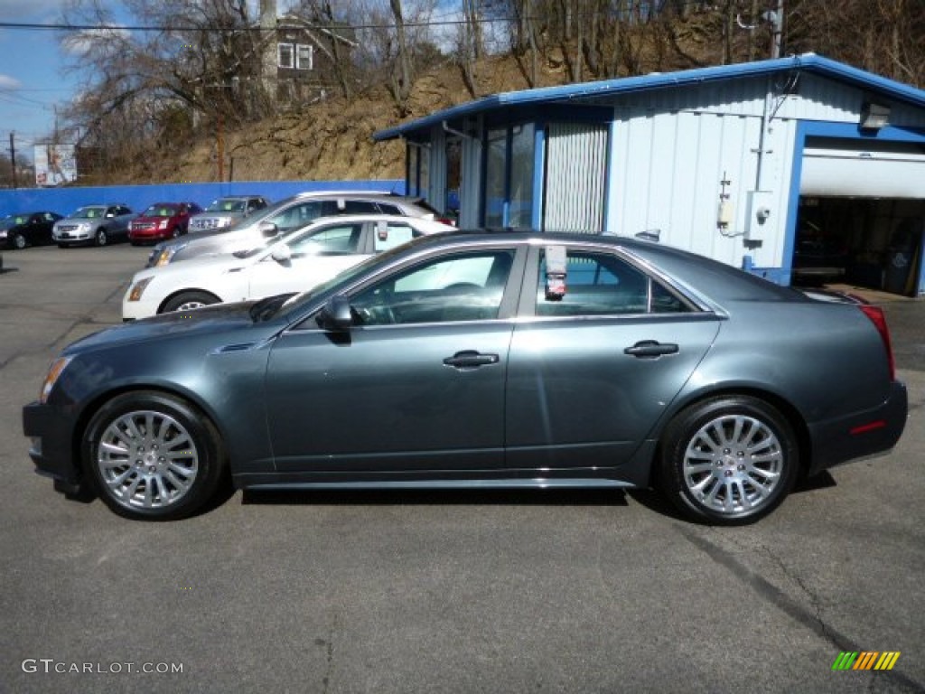 Thunder Gray ChromaFlair 2010 Cadillac CTS 4 3.0 AWD Sedan Exterior Photo #79256971