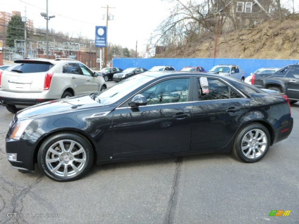 2009 CTS 4 AWD Sedan - Black Ice / Ebony photo #2