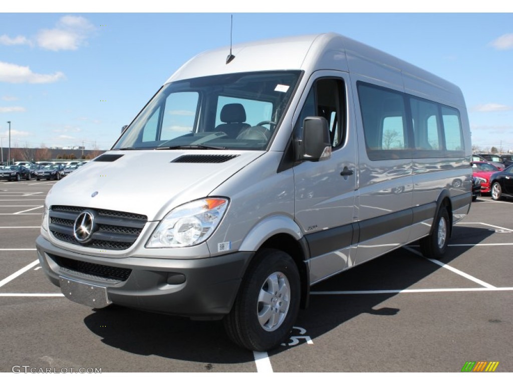 Brilliant Silver Metallic 2013 Mercedes-Benz Sprinter 2500 High Roof Cargo Van Exterior Photo #79258084