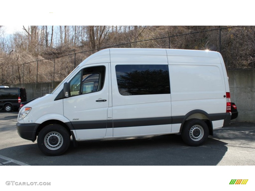 Arctic White 2013 Mercedes-Benz Sprinter 2500 High Roof Crew Van Exterior Photo #79258204