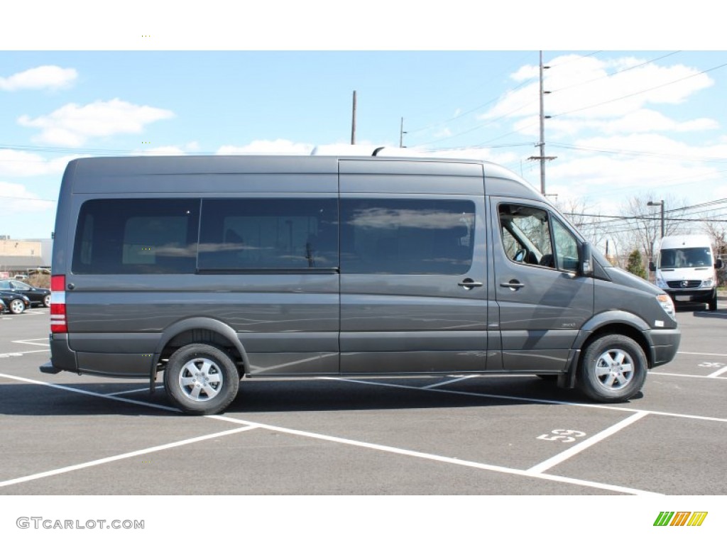 Graphite Grey Metallic 2013 Mercedes-Benz Sprinter 2500 High Roof Passenger Van Exterior Photo #79258348