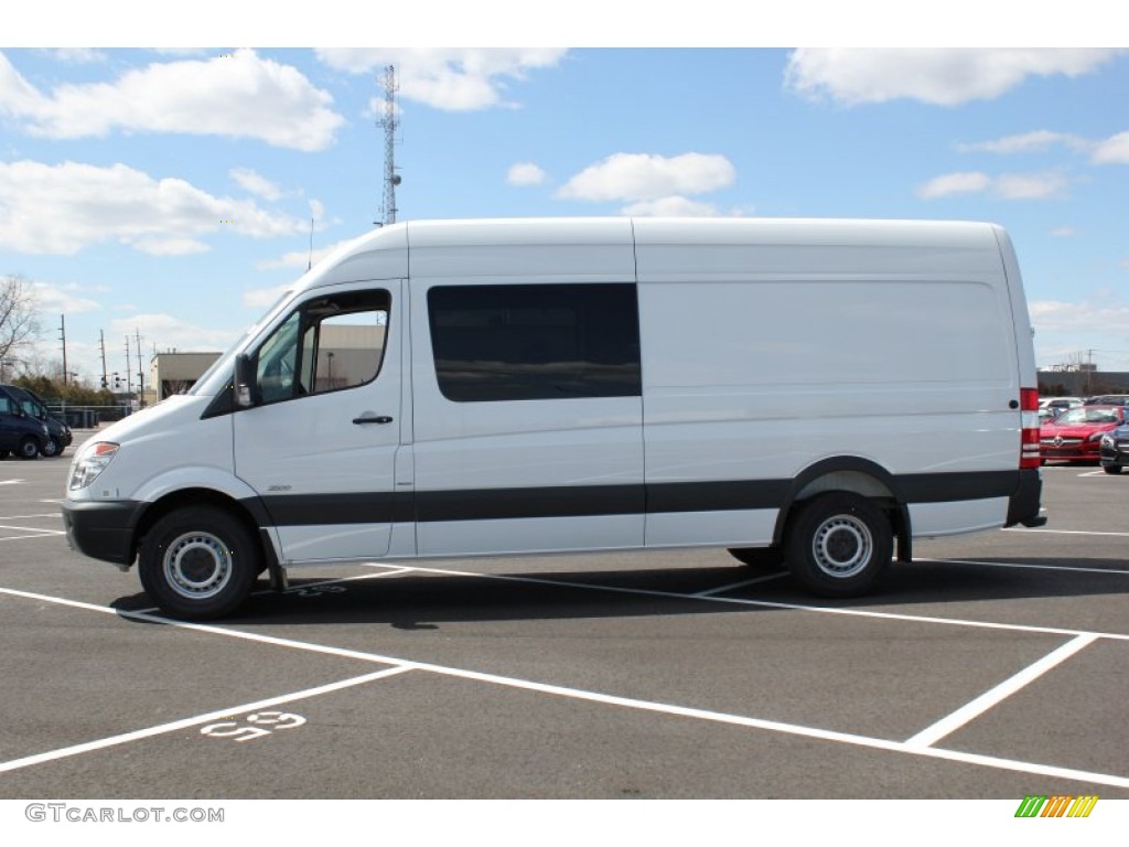 Arctic White 2013 Mercedes-Benz Sprinter 2500 High Roof Crew Van Exterior Photo #79258450