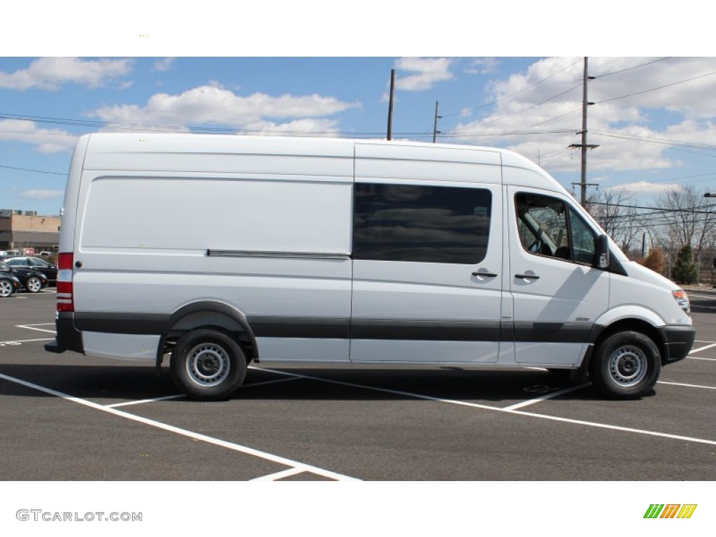 Arctic White 2013 Mercedes-Benz Sprinter 2500 High Roof Crew Van Exterior Photo #79258474