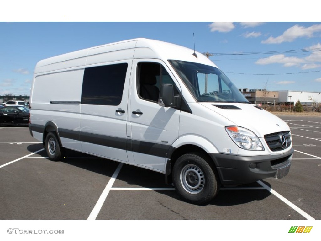 Arctic White 2013 Mercedes-Benz Sprinter 2500 High Roof Crew Van Exterior Photo #79258480