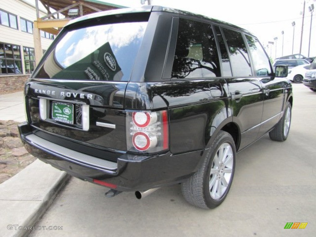2010 Range Rover Supercharged - Santorini Black Pearl / Jet Black photo #10