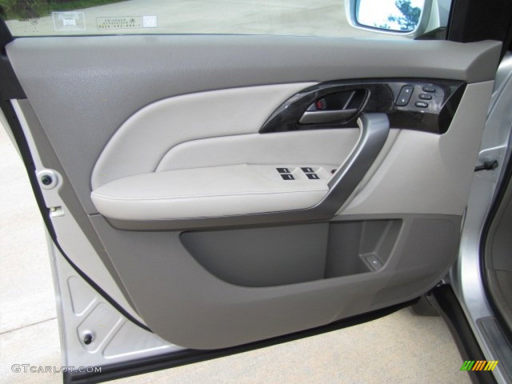 2007 Acura MDX Technology Taupe Door Panel Photo #79260055