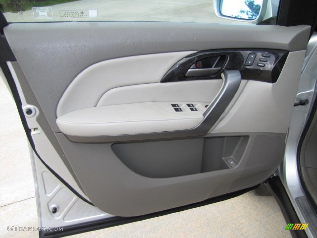 2007 MDX Technology - Billet Silver Metallic / Taupe photo #40