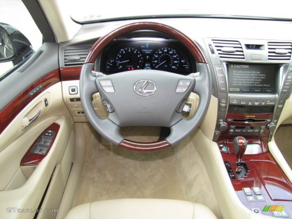 2007 Lexus LS 460 L Cashmere Dashboard Photo #79260223