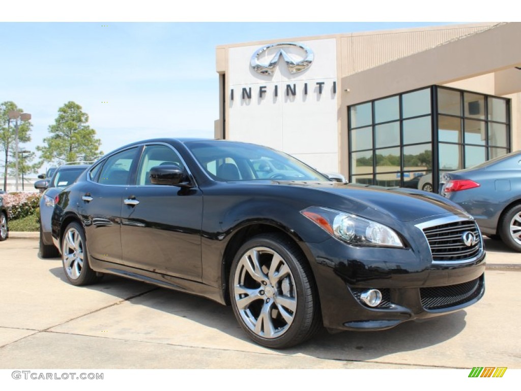 2011 M 37 S Sedan - Black Obsidian / Graphite photo #1