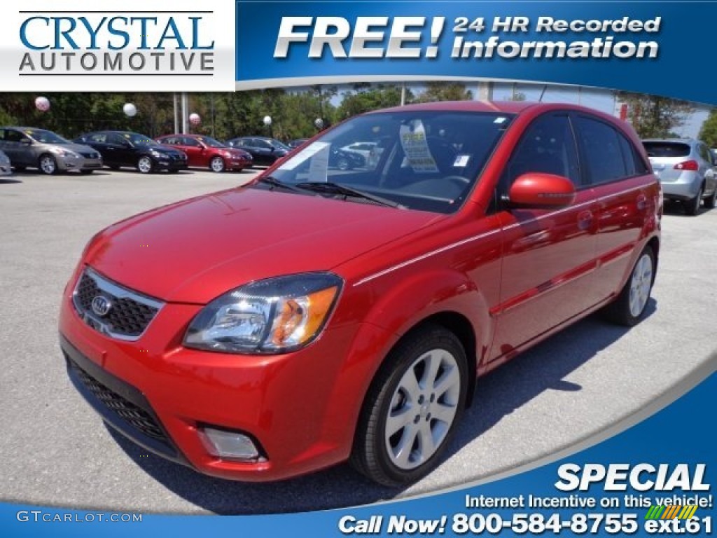 Tropical Red Kia Rio