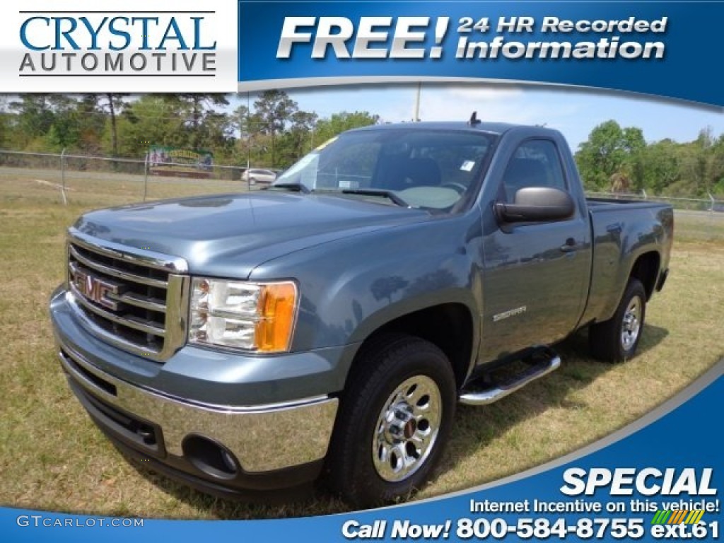 2012 Sierra 1500 Regular Cab - Stealth Gray Metallic / Dark Titanium photo #1