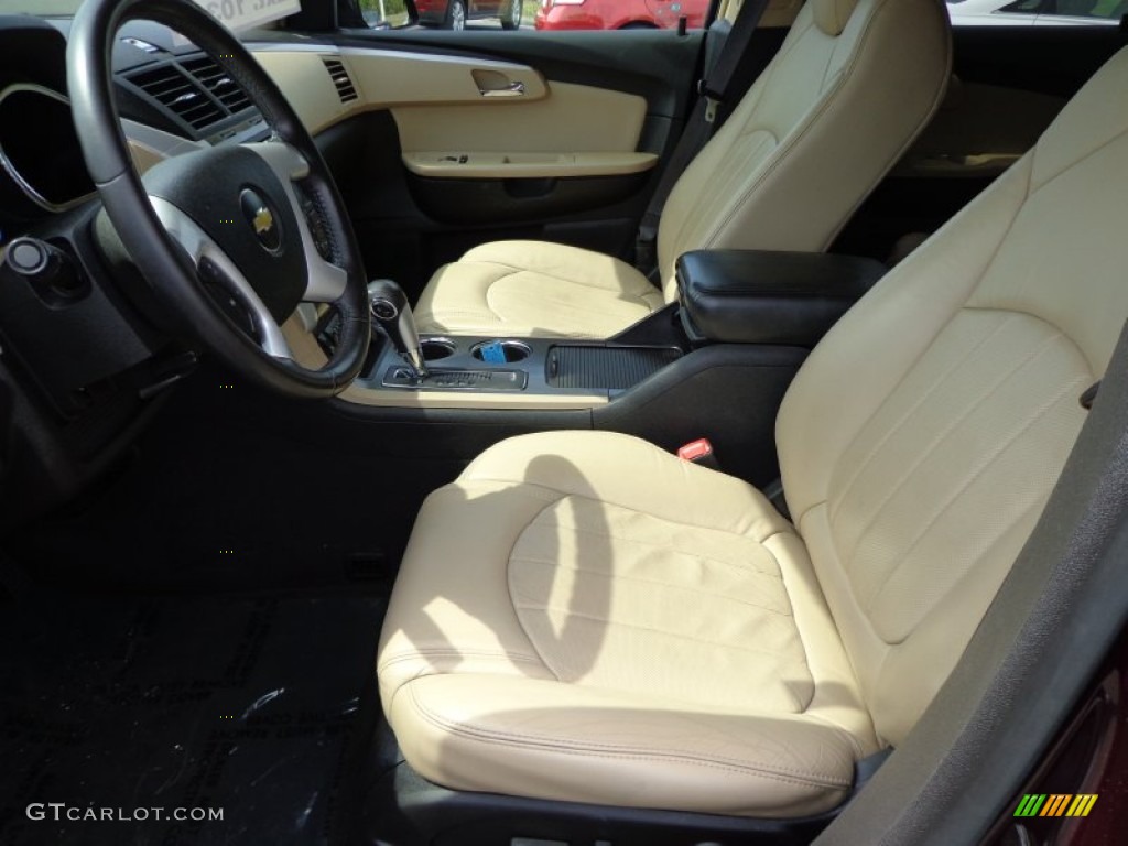 Cashmere/Ebony Interior 2009 Chevrolet Traverse LTZ Photo #79261882