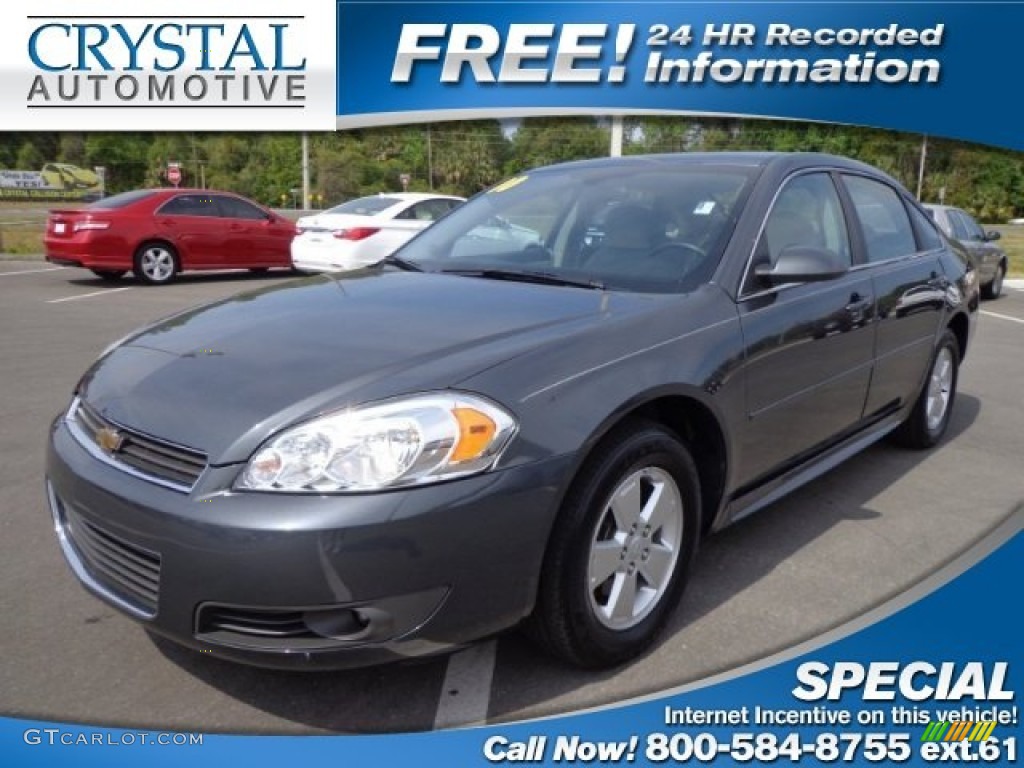 2010 Impala LT - Cyber Gray Metallic / Gray photo #1