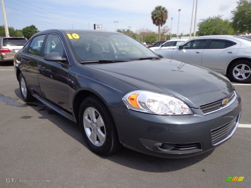 Cyber Gray Metallic 2010 Chevrolet Impala LT Exterior Photo #79262205