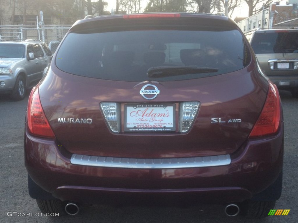 2006 Murano S AWD - Merlot Pearl / Cafe Latte photo #5