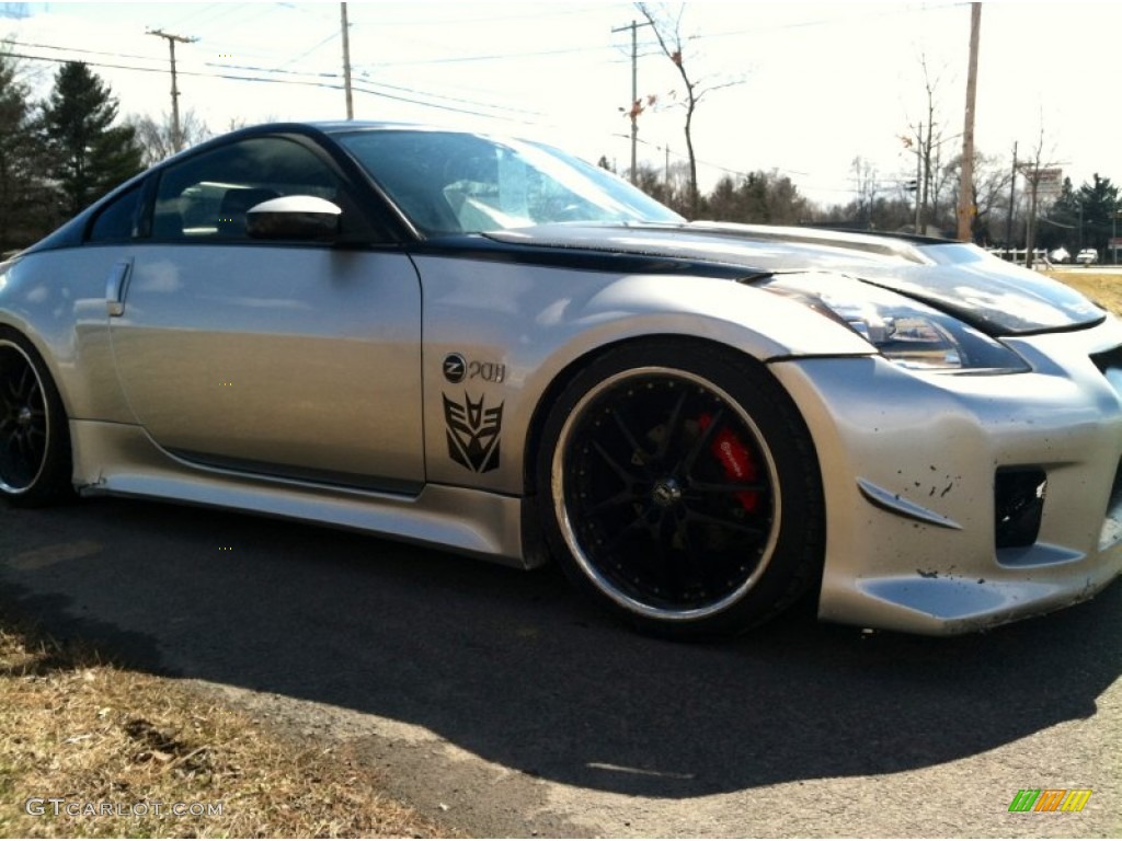 2003 350Z Coupe - Chrome Silver / Carbon Black photo #5