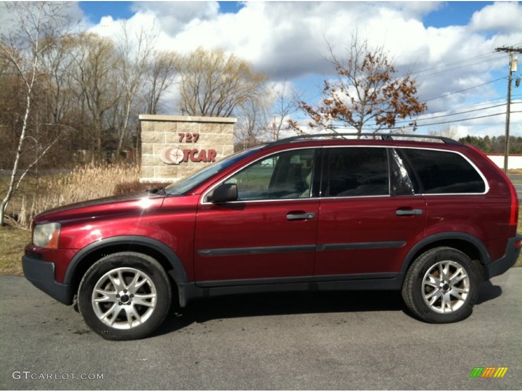 Ruby Red Metallic Volvo XC90