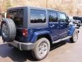 2013 True Blue Pearl Jeep Wrangler Unlimited Sport 4x4  photo #3