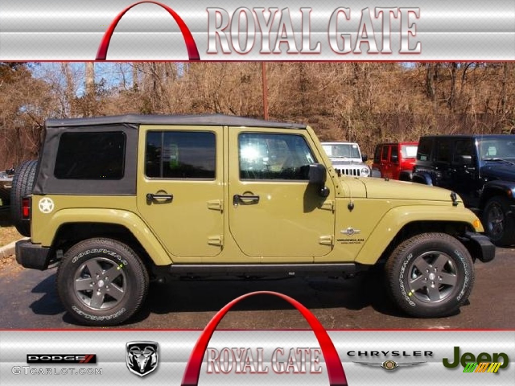2013 Commando Green Jeep Wrangler Unlimited Oscar Mike Freedom Edition 4x4 79263227 Gtcarlot Com Car Color Galleries