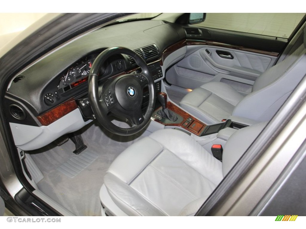 Grey Interior 2003 BMW 5 Series 530i Sedan Photo #79264286