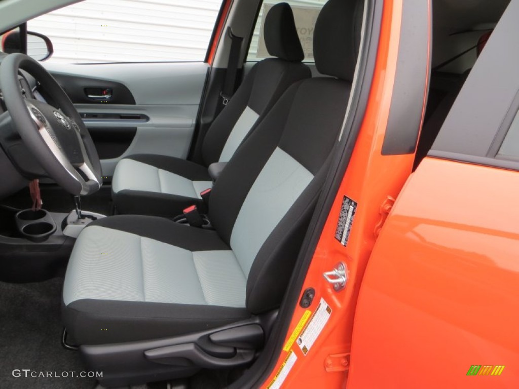 Light Blue Gray/Black Interior 2013 Toyota Prius c Hybrid Two Photo #79265132