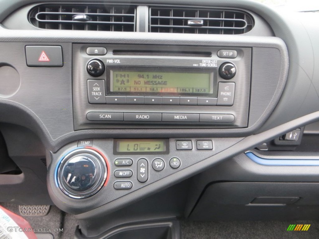 2013 Toyota Prius c Hybrid Two Audio System Photo #79265231