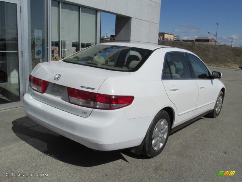 2003 Accord LX Sedan - Taffeta White / Ivory photo #8