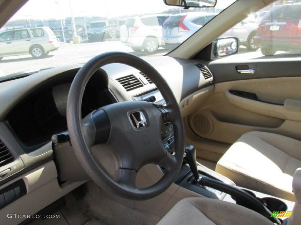 2003 Accord LX Sedan - Taffeta White / Ivory photo #12
