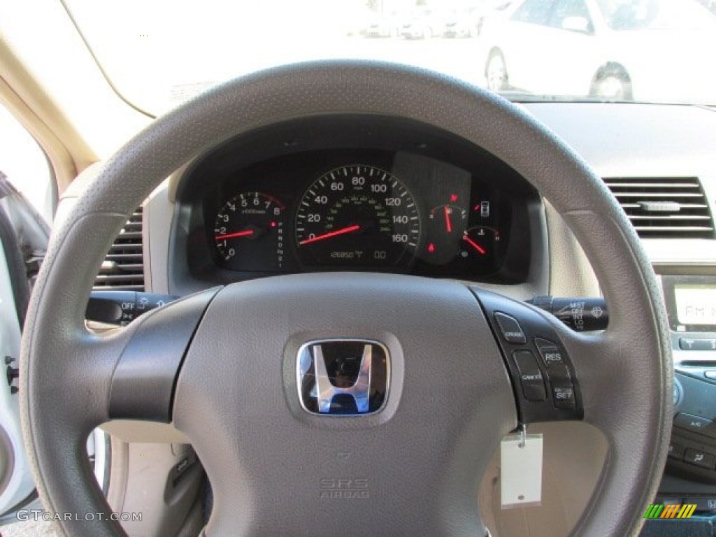 2003 Accord LX Sedan - Taffeta White / Ivory photo #16