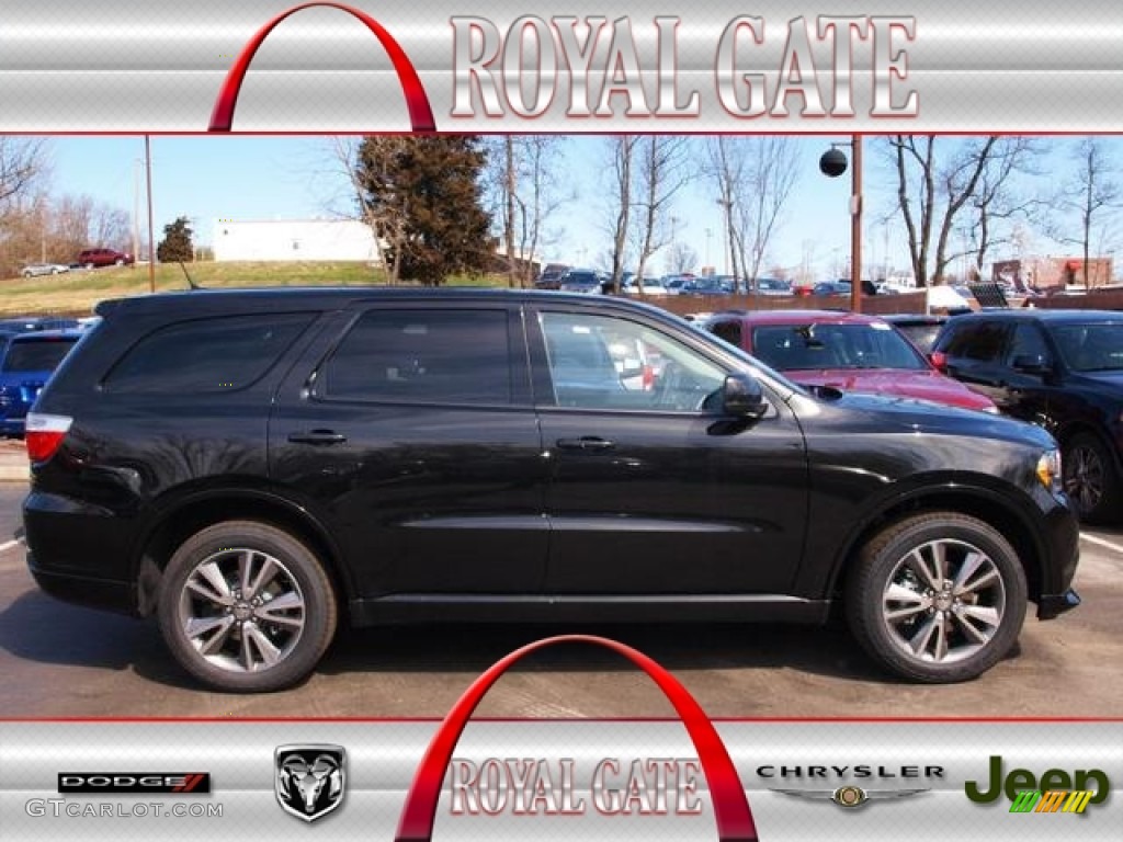 2013 Durango Rallye AWD - Brilliant Black Crystal Pearl / Black photo #1