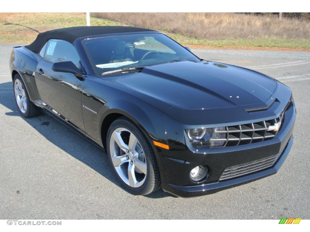 Black 2013 Chevrolet Camaro SS/RS Convertible Exterior Photo #79266449