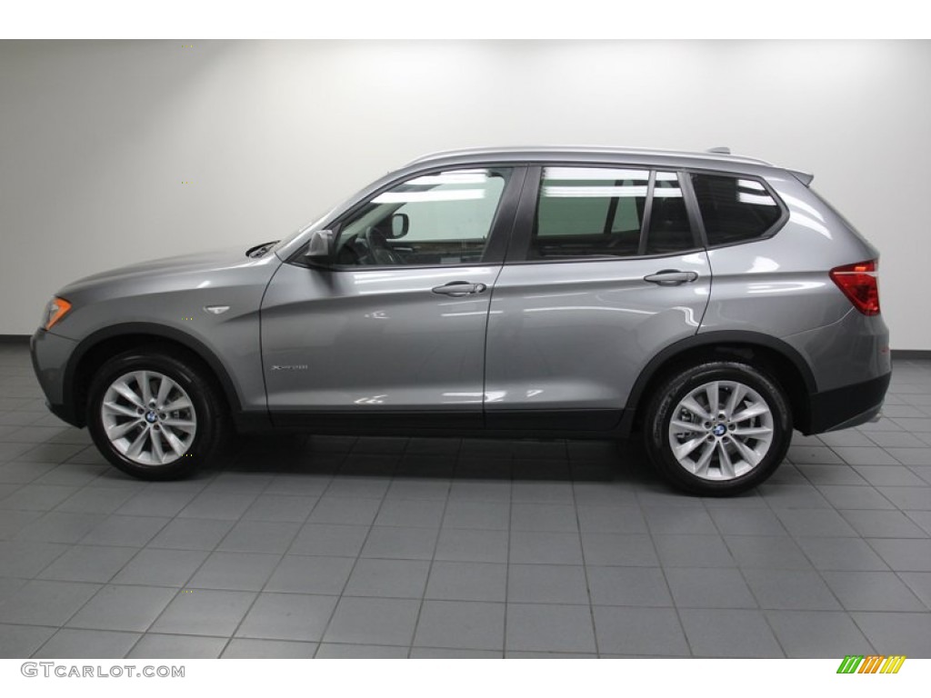2013 X3 xDrive 28i - Space Gray Metallic / Black photo #2