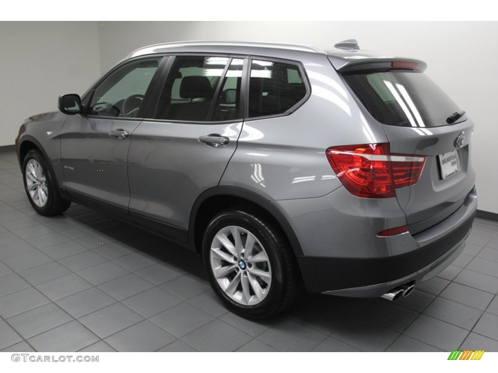 2013 X3 xDrive 28i - Space Gray Metallic / Black photo #5