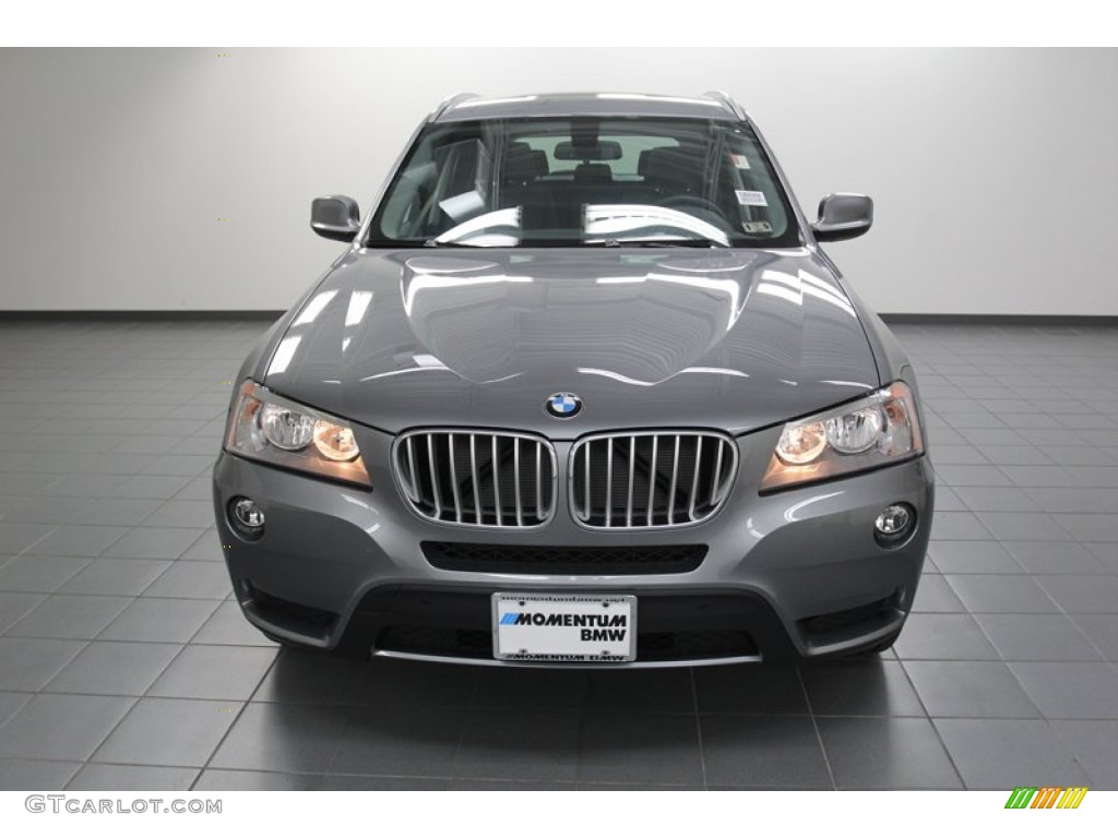 2013 X3 xDrive 28i - Space Gray Metallic / Black photo #6