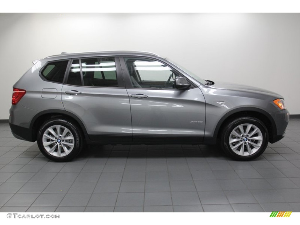 2013 X3 xDrive 28i - Space Gray Metallic / Black photo #7