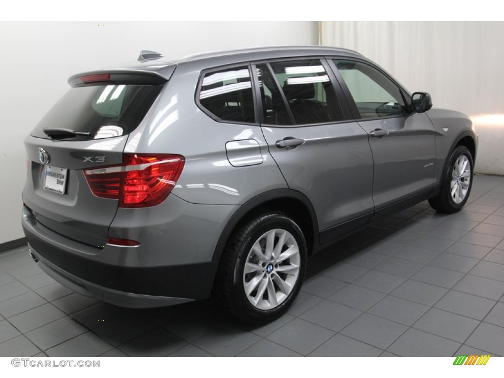 2013 X3 xDrive 28i - Space Gray Metallic / Black photo #11