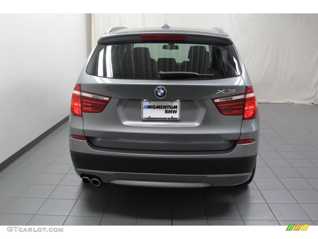 2013 X3 xDrive 28i - Space Gray Metallic / Black photo #12